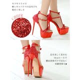 サンダル ヒール 赤 | Ryuyu | 詳細画像3