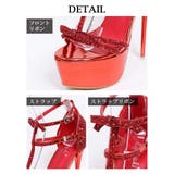 サンダル ヒール 赤 | Ryuyu | 詳細画像7