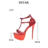 サンダル ヒール 赤 | Ryuyu | 詳細画像9