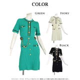 キャバドレス ミニ ワッフルニット | Ryuyu | 詳細画像10 