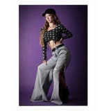 長袖カットソー ハート柄 へそ出し | bombshell | 詳細画像2 