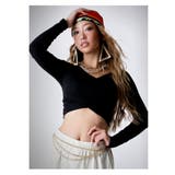 長袖カットソー ショート丈 長袖 | bombshell | 詳細画像5 