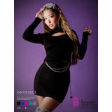 ワンピース 長袖 リブニット | bombshell | 詳細画像1 