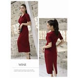 ワイン | ワンピース キャバドレス タック入り | Ryuyu