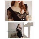 キャバドレス ミニ 黒 | Ryuyu | 詳細画像3 