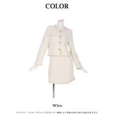 キャバスーツ ラメツイード 白 | Ryuyu | 詳細画像10 