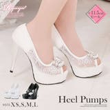 パンプス ヒール レース | Ryuyu | 詳細画像1 