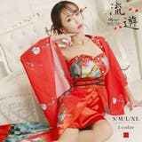 レッド | キャバドレス 和柄 キャバ嬢 | Ryuyu