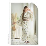 浴衣 ベージュ トールサイズ浴衣 | Ryuyu | 詳細画像6 