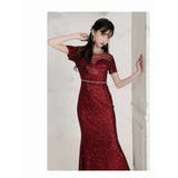 キャバドレス ロング 総スパンコール | Ryuyu | 詳細画像6 