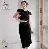 ブラック | セットアップ キャバ ドレス | Ryuyu