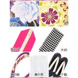 着物 花魁 着物 和柄 振袖 薔薇 青 高級 成人式 お仕立て 流遊 | Ryuyu | 詳細画像13