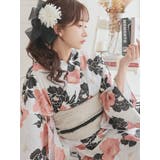 浴衣 白 牡丹柄 | Ryuyu | 詳細画像5 