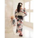 浴衣 白 牡丹柄 | Ryuyu | 詳細画像6 