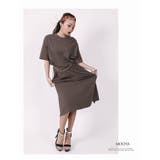 モカ | ワンピース 無地 スリット | bombshell