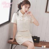 オフホワイト | セットアップ キャバ ドレス | Ryuyu