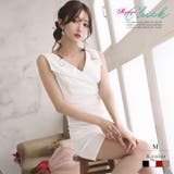 ホワイト(10月下旬) | キャバドレス ミニ 襟付き | Ryuyu