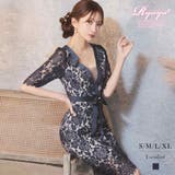 キャバドレス ミニ 五分袖 | Ryuyu | 詳細画像1 