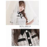 ワンピース キャバドレス ツイードワンピース | Ryuyu | 詳細画像3 