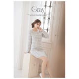 キャバスーツ ミックスツイード ノーカラースーツ | Ryuyu | 詳細画像8 