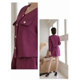 キャバスーツ セットアップ ツイード | Ryuyu | 詳細画像6 