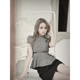 キャバドレス ミニ ぺプラム | Ryuyu | 詳細画像6 