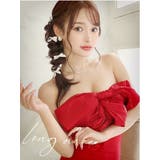 キャバドレス ロング 胸リボン | Ryuyu | 詳細画像7 