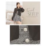 キャバスーツ ミックスツイード インナーパンツ付き | Ryuyu | 詳細画像4 