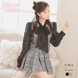 キャバスーツ ミックスツイード インナーパンツ付き | Ryuyu | 詳細画像1 