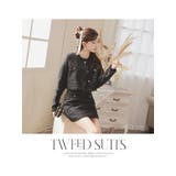 キャバスーツ ツイードスーツ キャバクラスーツ | Ryuyu | 詳細画像12 