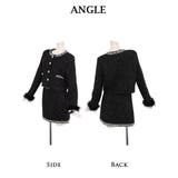 キャバスーツ ノーカラースーツ ラメスパンコール入りツイード | Ryuyu | 詳細画像12 