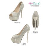 パンプス ヒール オープントゥ | Ryuyu | 詳細画像3 