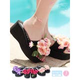 ビーチサンダル レディース ビーチ サンダル 水着 海 ビーチグッズ ギャル | Ryuyu | 詳細画像1