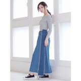 ブルー | キャバスカート デニム スカート | Rvate