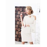 ホワイト | ワンピース キャバドレス 七分袖 | Ryuyu