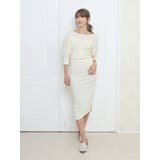 アイボリー | ワンピース キャバドレス リブ | Rvate