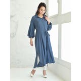 ブルー | ワンピース キャバドレス シャツワンピース | Rvate