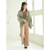 ベージュ | ロングパンツ ウエストゴム プリーツ風 | Rvate