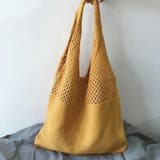 イエロー | トートバッグ ニット編み ニットバッグ | Beststore
