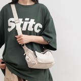 ライトベージュ | 多収納 軽量ナイロンショルダーバッグ ファスナーポケット付き 男女兼用 | Beststore