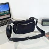 多収納 軽量ナイロンショルダーバッグ ファスナーポケット付き 男女兼用 | Beststore | 詳細画像17 