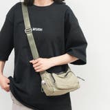 カーキ | 多収納 軽量ナイロンショルダーバッグ ファスナーポケット付き 男女兼用 | Beststore