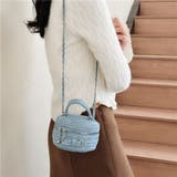 キルティング デニム ミニバニティバッグ 2way チェーンショルダー ポーチ | Beststore | 詳細画像2 