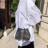 「主役級の輝き」ラインストーンミニ巾着ショルダーバッグ チェーンミニバッグ | Beststore | 詳細画像9 