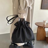 大人可愛い 2way 巾着トートバッグ A4収納可 軽量 マザーズバッグ | Beststore | 詳細画像10