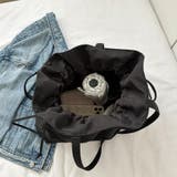 大人可愛い 2way 巾着トートバッグ A4収納可 軽量 マザーズバッグ | Beststore | 詳細画像21