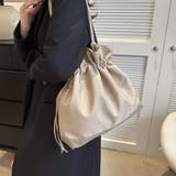 大人可愛い 2way 巾着トートバッグ A4収納可 軽量 マザーズバッグ | Beststore | 詳細画像3