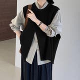 ニットベストトップス レイヤード風 韓国ファッション | Beststore | 詳細画像16