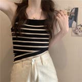 ブラック | ニットキャミソール ビスチェ タンクトップ | Beststore