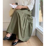 ロングスカート ウエストゴム入り ギャザー切り替え | Beststore | 詳細画像3